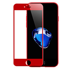 Pellicola in Vetro Temperato Protettiva Integrale Proteggi Schermo Film F18 per Apple iPhone 8 Rosso