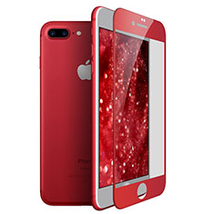 Pellicola in Vetro Temperato Protettiva Integrale Proteggi Schermo Film F24 per Apple iPhone 7 Plus Rosso