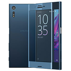 Pellicola in Vetro Temperato Protettiva Integrale Proteggi Schermo Film per Sony Xperia XZs Blu