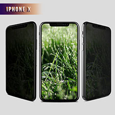 Pellicola in Vetro Temperato Protettiva Privacy Proteggi Schermo Film S01 per Apple iPhone Xs Max Chiaro