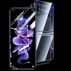 Pellicola Protettiva Fronte e Retro Proteggi Schermo Film S03 per Samsung Galaxy Z Flip4 5G Chiaro