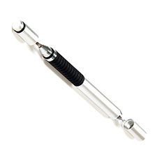 Penna Pennino Pen Touch Screen Capacitivo Alta Precisione Universale P15 per LG G8X ThinQ Argento