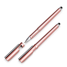 Penna Pennino Pen Touch Screen Capacitivo Universale H05 per Sony Xperia XA Ultra Oro Rosa