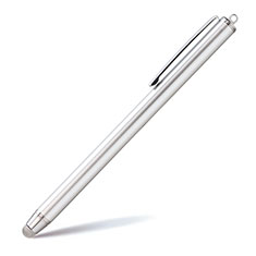 Penna Pennino Pen Touch Screen Capacitivo Universale H06 per LG K10 2017 Argento