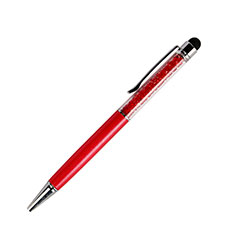 Penna Pennino Pen Touch Screen Capacitivo Universale P09 per Wiko Freddy 4G Rosso
