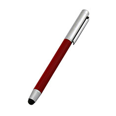 Penna Pennino Pen Touch Screen Capacitivo Universale P10 per Samsung Galaxy M21 2021 Rosso