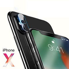 Protettiva della Fotocamera Vetro Temperato F04 per Apple iPhone Xs Max Chiaro