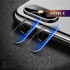 Protettiva della Fotocamera Vetro Temperato F06 per Apple iPhone X Chiaro