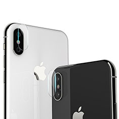 Protettiva della Fotocamera Vetro Temperato F16 per Apple iPhone Xs Max Chiaro