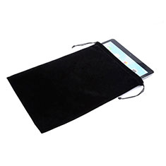 Sacchetto in Velluto Custodia Marsupio Tasca per Apple iPad New Air (2019) 10.5 Nero