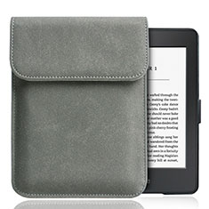Sacchetto in Velluto Custodia Marsupio Tasca S01 per Amazon Kindle Paperwhite 6 inch Grigio