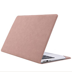 Sacchetto in Velluto Custodia Tasca Marsupio L01 per Huawei Honor MagicBook 14 Rosa