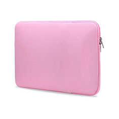 Sacchetto in Velluto Custodia Tasca Marsupio L04 per Huawei Honor MagicBook 14 Rosa