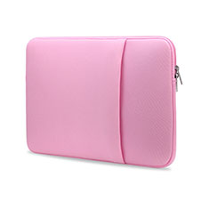Sacchetto in Velluto Custodia Tasca Marsupio L05 per Huawei Honor MagicBook 14 Rosa