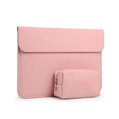 Sacchetto in Velluto Custodia Tasca Marsupio S01 per Huawei Honor MagicBook Pro (2020) 16.1 Rosa