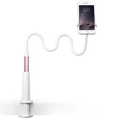 Sostegno Cellulari Flessibile Supporto Smartphone Universale T19 per Motorola Moto Edge Plus Oro Rosa