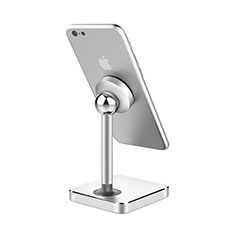 Sostegno Cellulari Magnetico Supporto Smartphone Universale per Samsung Galaxy Note 10 Plus Argento
