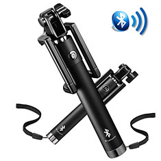 Sostegnotile Bluetooth Selfie Stick Allungabile Bastone Selfie Universale S14 per Oppo A71 Nero