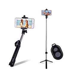 Sostegnotile Bluetooth Selfie Stick Allungabile Bastone Selfie Universale S24 per Oppo K11 5G Nero