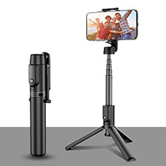 Sostegnotile Bluetooth Selfie Stick Tripode Allungabile Bastone Selfie Universale T28 per Oppo A9 Nero