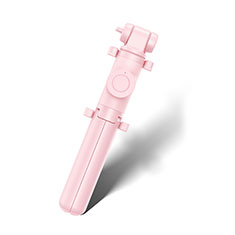 Sostegnotile Bluetooth Selfie Stick Tripode Allungabile Bastone Selfie Universale T29 per Apple iPhone 13 Pro Rosa