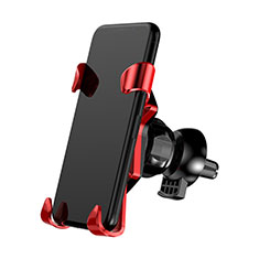 Supporto Cellulare Da Auto Bocchette Aria Universale A03 per Huawei Honor 20 Lite Rosso
