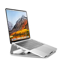Supporto Computer Sostegnotile Notebook Universale S04 per Apple MacBook 12 pollici Argento