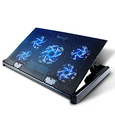 Supporto per Latpop Sostegnotile Notebook Ventola Raffreddamiento Stand USB Dissipatore Da 9 a 16 Pollici Universale M01 per Huawei Honor MagicBook 14 Nero
