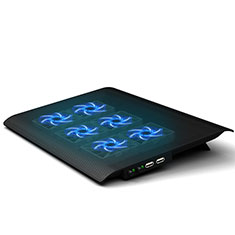 Supporto per Latpop Sostegnotile Notebook Ventola Raffreddamiento Stand USB Dissipatore Da 9 a 16 Pollici Universale M03 per Huawei MateBook X Pro (2020) 13.9 Nero