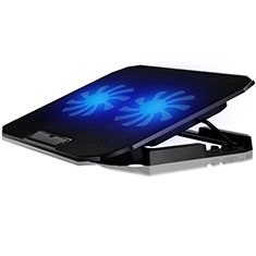 Supporto per Latpop Sostegnotile Notebook Ventola Raffreddamiento Stand USB Dissipatore Da 9 a 16 Pollici Universale M17 per Huawei Honor MagicBook 14 Nero
