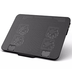 Supporto per Latpop Sostegnotile Notebook Ventola Raffreddamiento Stand USB Dissipatore Da 9 a 16 Pollici Universale M21 per Huawei Honor MagicBook 14 Nero