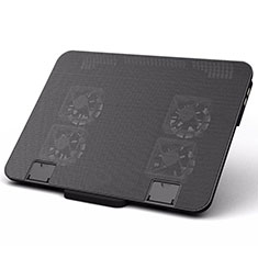 Supporto per Latpop Sostegnotile Notebook Ventola Raffreddamiento Stand USB Dissipatore Da 9 a 16 Pollici Universale M21 per Huawei MateBook D14 (2020) Nero