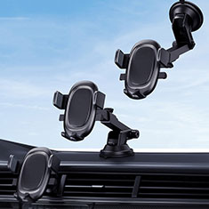 Supporto Sostegno Cellulari Con Ventosa Da Auto Universale BS3 per Oppo Reno10 Pro+ Plus 5G Nero