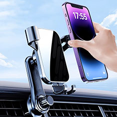 Supporto Sostegno Cellulari Con Ventosa Da Auto Universale JD3 per Samsung Galaxy A12 Nacho Nero