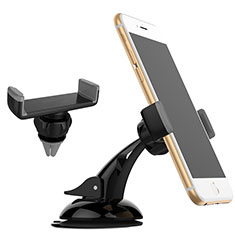 Supporto Sostegno Cellulari Con Ventosa Da Auto Universale M08 per Apple iPhone 13 Pro Max Grigio