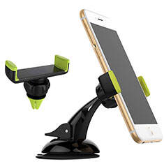 Supporto Sostegno Cellulari Con Ventosa Da Auto Universale M08 per Samsung Galaxy Quantum2 5G Verde