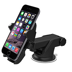 Supporto Sostegno Cellulari Con Ventosa Da Auto Universale M14 per Apple iPhone 12 Pro Nero