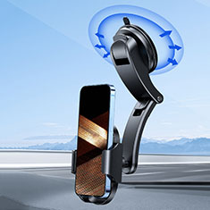 Supporto Sostegno Cellulari Con Ventosa Da Auto Universale N01 per Oppo A2 Pro 5G Nero