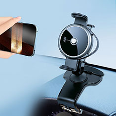 Supporto Sostegno Cellulari Con Ventosa Da Auto Universale N03 per Apple iPhone X Nero