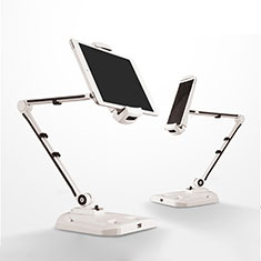 Supporto Tablet PC Flessibile Sostegno Tablet Universale H07 per Apple iPad 2 Bianco
