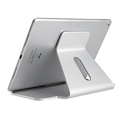 Supporto Tablet PC Flessibile Sostegno Tablet Universale K21 per Apple iPad 10.9 (2022) Argento