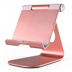 Supporto Tablet PC Flessibile Sostegno Tablet Universale K23 per Apple iPad Mini 2 Oro Rosa