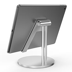 Supporto Tablet PC Flessibile Sostegno Tablet Universale K24 per Apple iPad 10.2 (2020) Argento