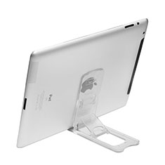 Supporto Tablet PC Sostegno Tablet Universale T22 per Apple iPad 4 Chiaro