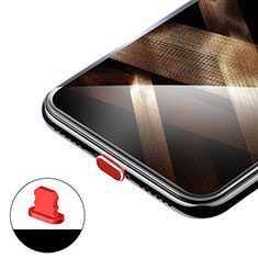 Tappi Antipolvere Anti-dust Lightning USB Jack Antipolvere H02 per Apple iPhone 11 Rosso