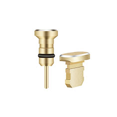 Tappi Antipolvere Anti-dust Lightning USB Jack Antipolvere J01 per Apple iPad Mini 5 (2019) Oro