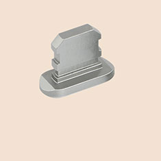 Tappi Antipolvere Anti-dust Lightning USB Jack Antipolvere J06 per Apple iPhone 14 Plus Grigio