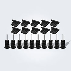 Tappi Antipolvere USB-B Jack Anti-dust Android Anti Polvere Universale 10PCS H01 Nero