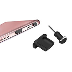 Tappi Antipolvere USB-B Jack Anti-dust Android Anti Polvere Universale H01 per Samsung Galaxy W I8150 Nero