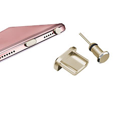 Tappi Antipolvere USB-B Jack Anti-dust Android Anti Polvere Universale H01 per Xiaomi CC9e Oro